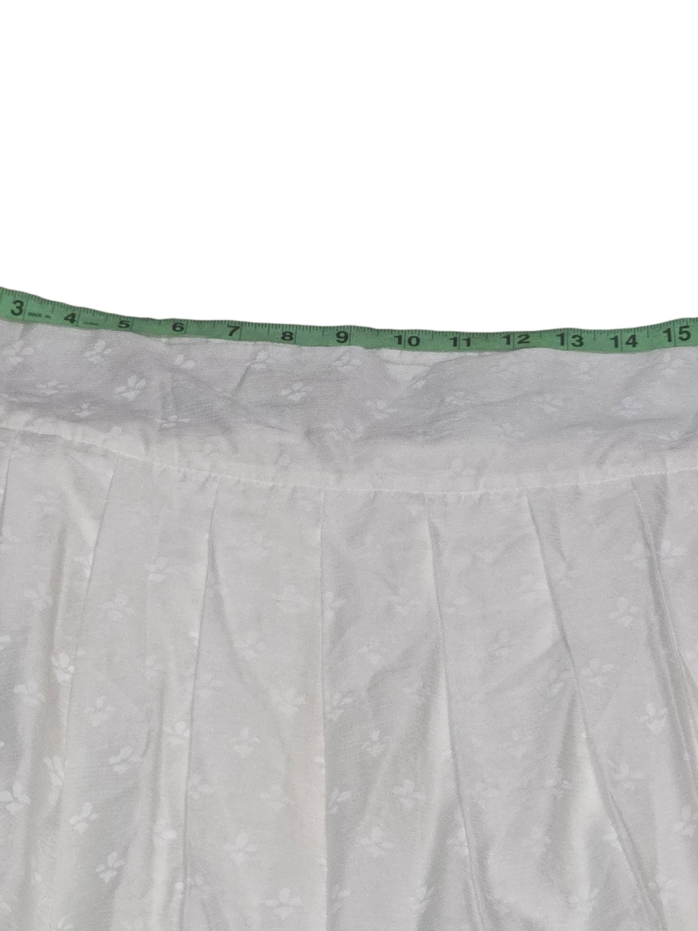 Nwt Veiled New York White Floral Jacquard Maxi Skirt Size 14 Cottagecore Modest — image 5 of 8